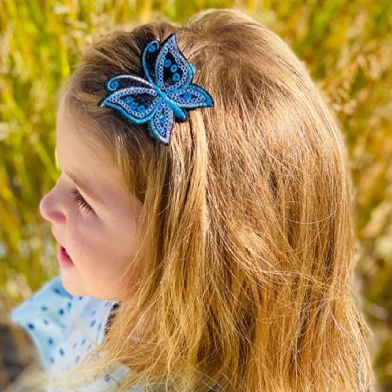 Butterfly clips for hair