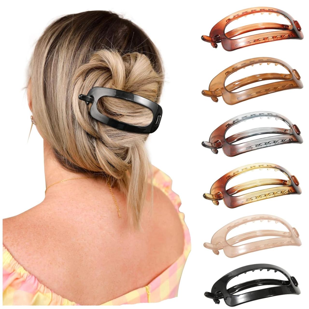 Flat hair clips for thin hair