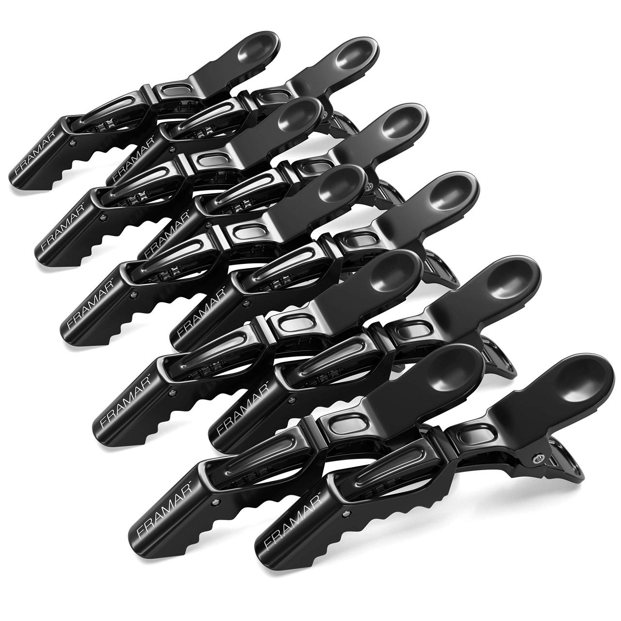 Hair alligator clips clip incredible inexpensive yet regular shape brown medium size