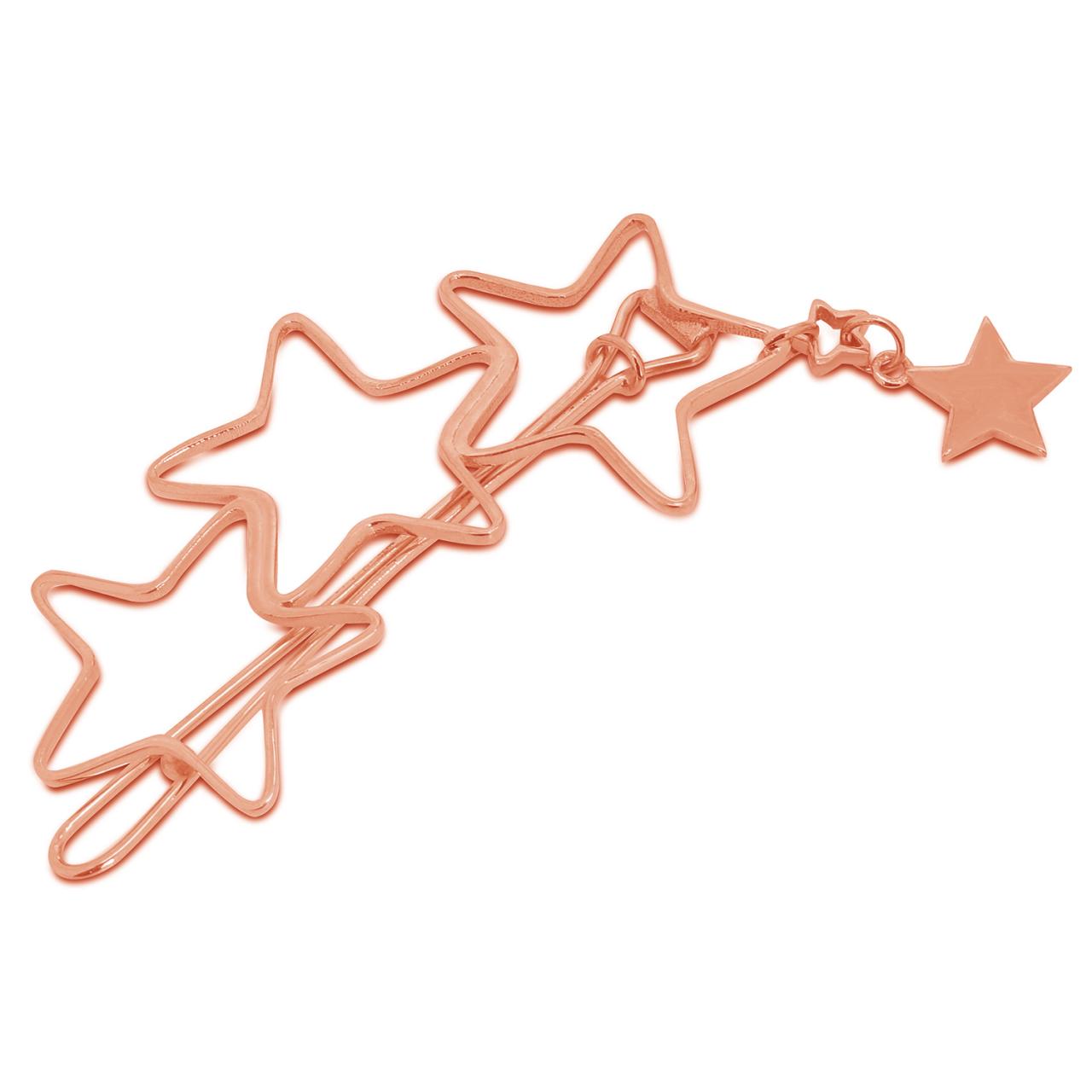 Hair clips rose gold