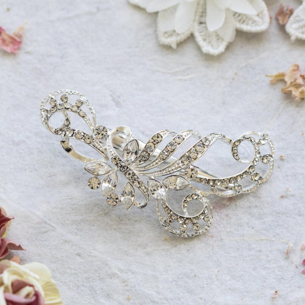 Hair clip silver