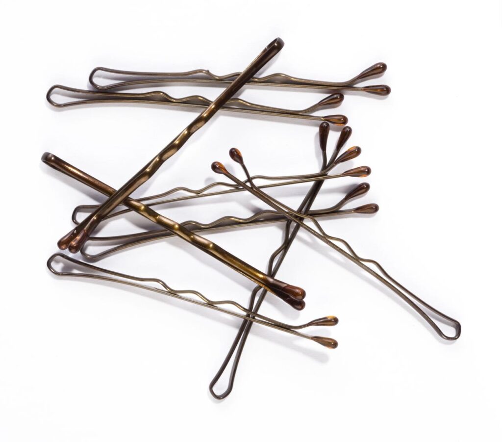 Metal clips for hair