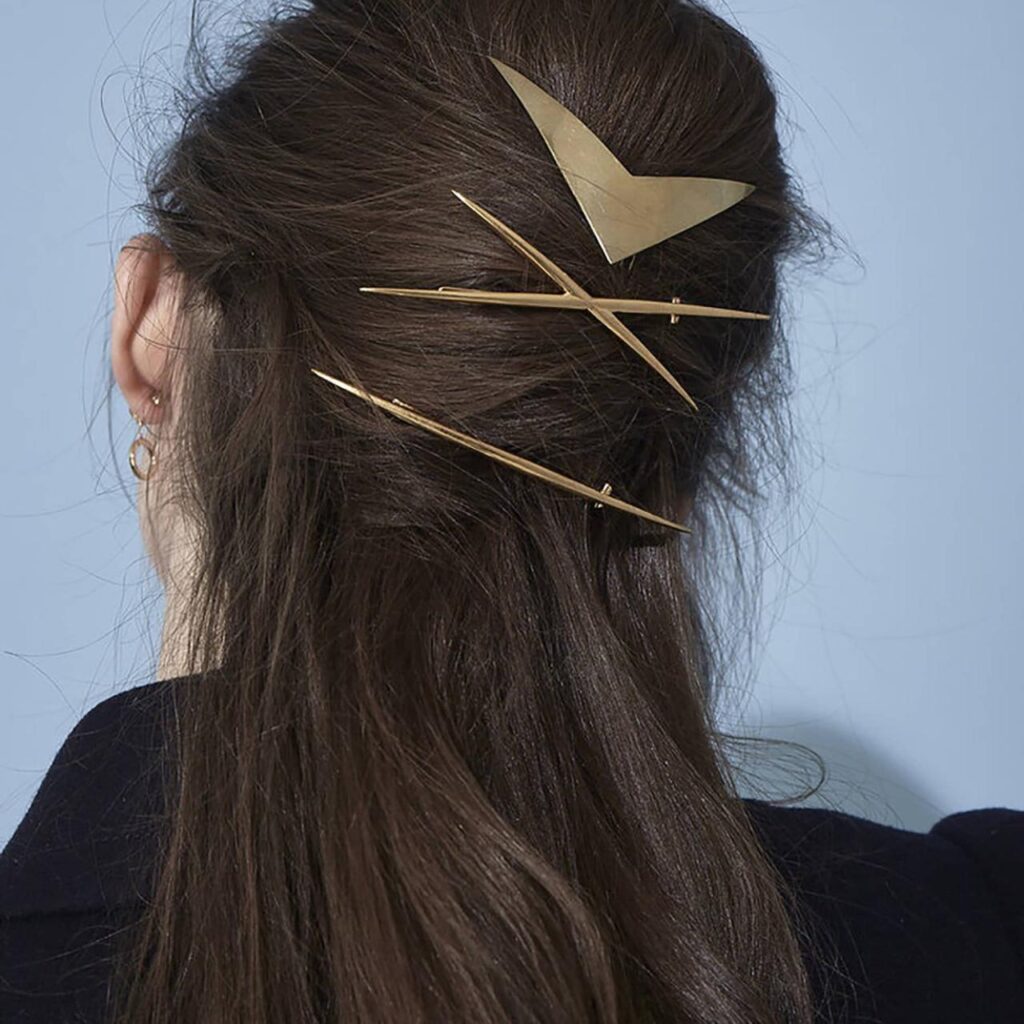 Metal hair clip