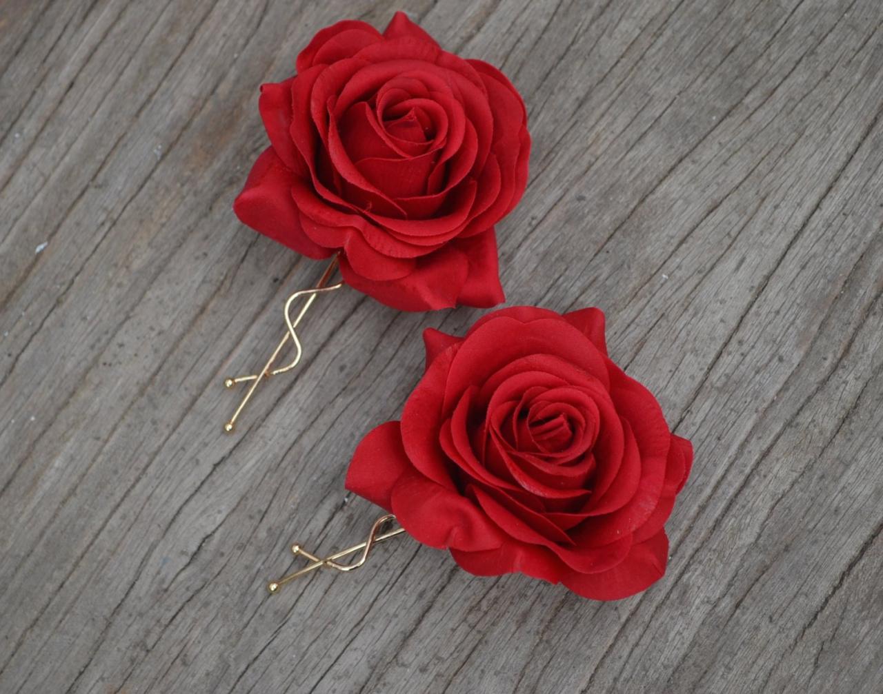 Hair flower clips