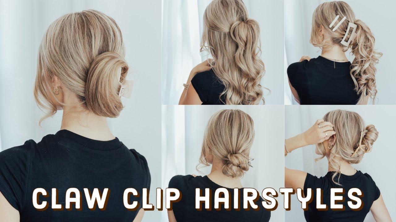 Cute hair clip styles