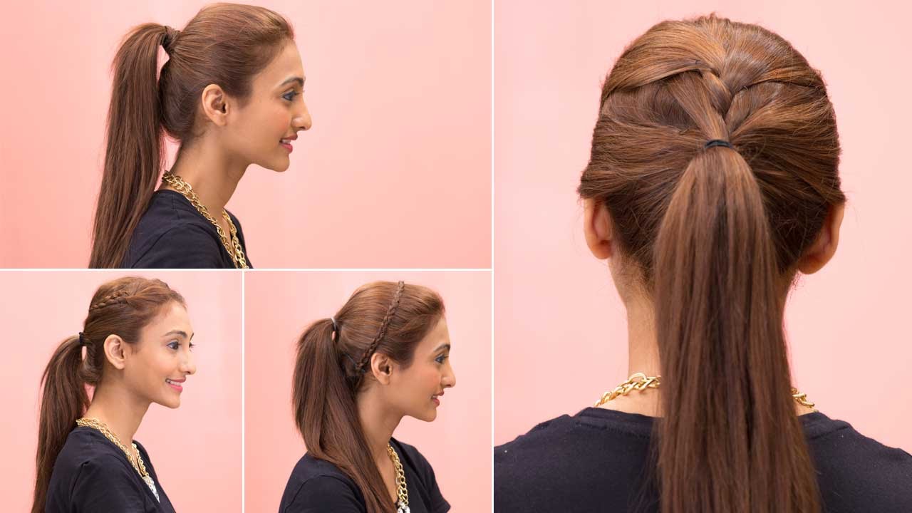 Pony tail hair style