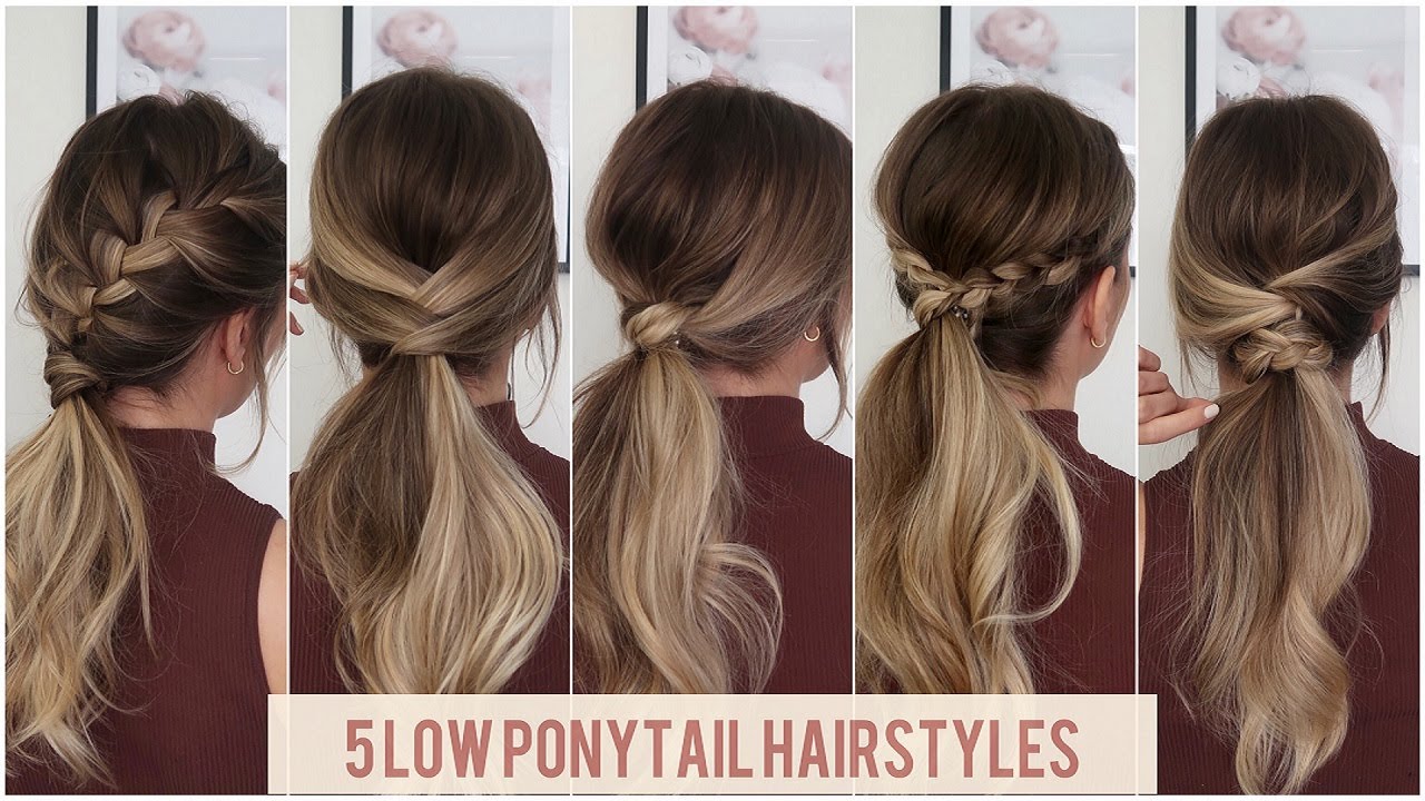 Pony tail hair style