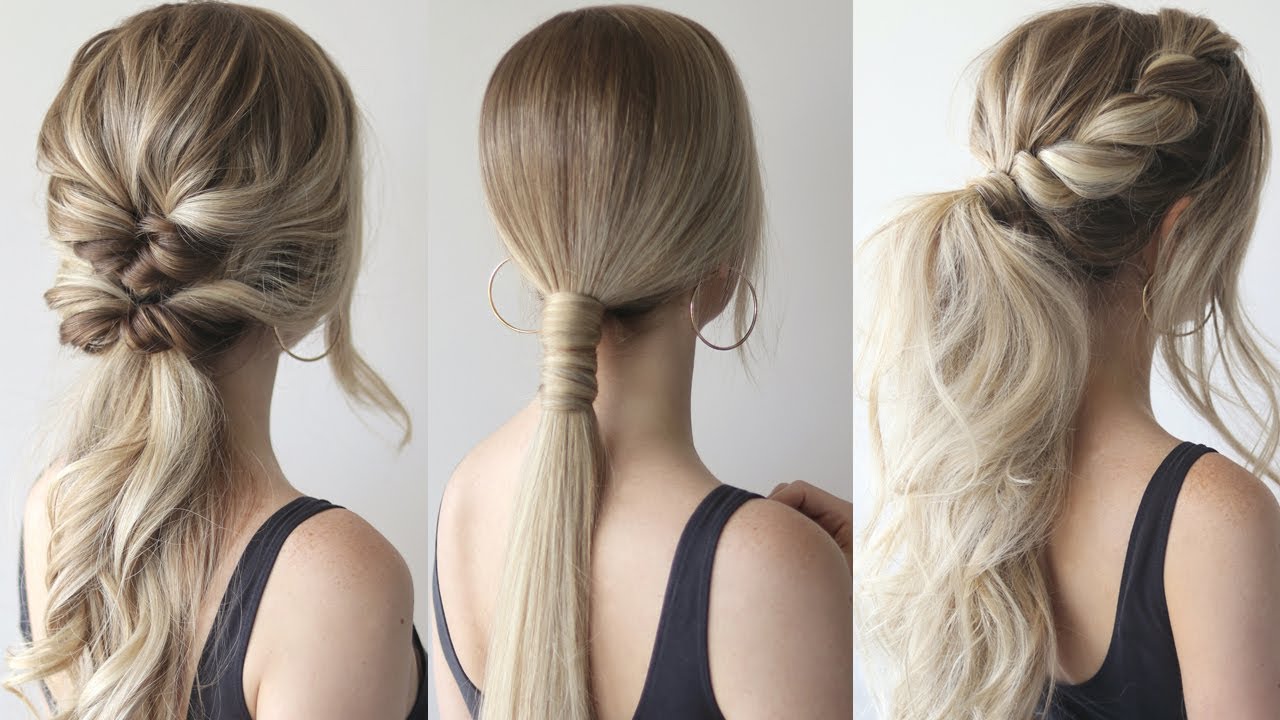 Pony tail hair style