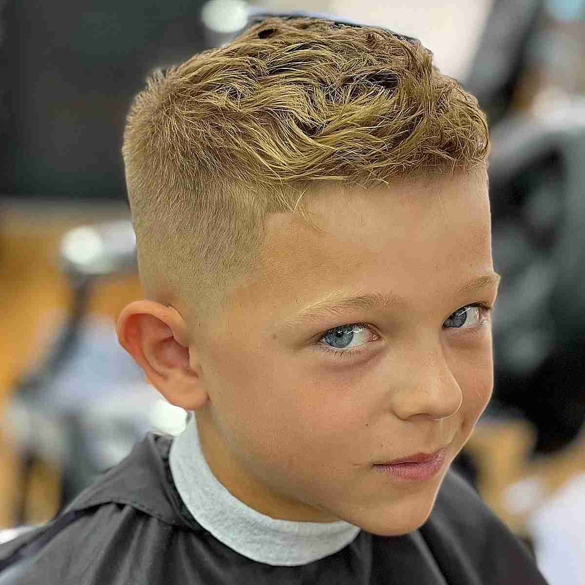 Boy short hair style photo